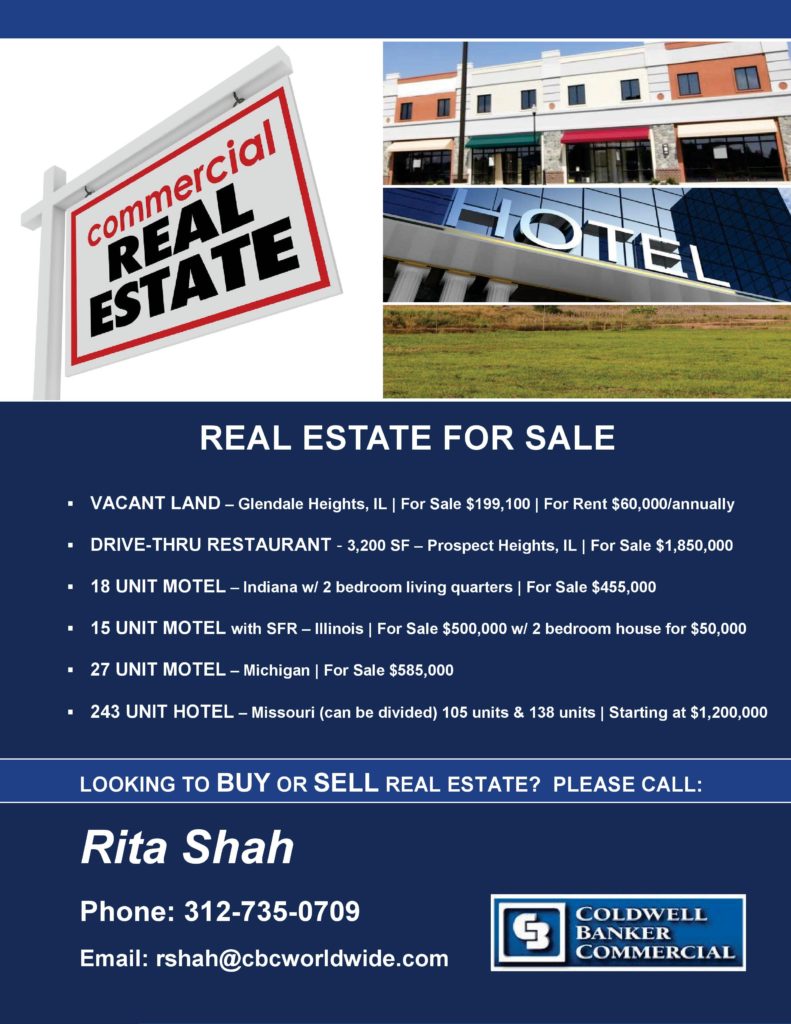 Commercial Property For Sale Rita Shah - Asian Media USA