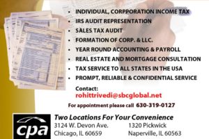 Income Tax Services by Rohit Trivedi - Asian Media USA
