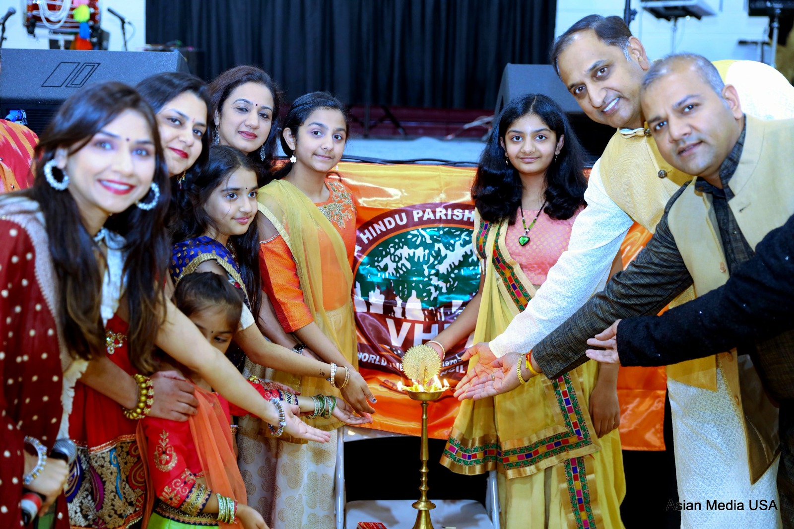 Vishwa Hindu Parishad of America (VHPA) and Support A Child (SAC) hosted Navratri Garba Raas with Rex D Souza and Shivani Shah